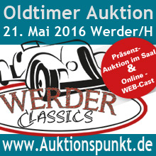 Oldtimer Auktion von Versteigerer Frank Ehlert im Rahmen der Werder-Classics