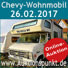 Versteigerung Chevrolet Van Wohnmobil