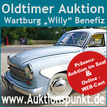 Oldtimer Willy, Wartburg 311 reist in die USA - nach der Rückkehr versteigert ihn Frank Ehlert.