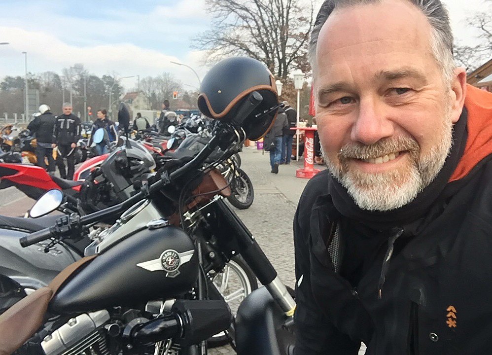 Harley-Auktionator Frank Ehlert